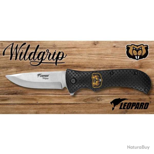 Couteau de poche L�opard Wildgrip 12 cm Castor