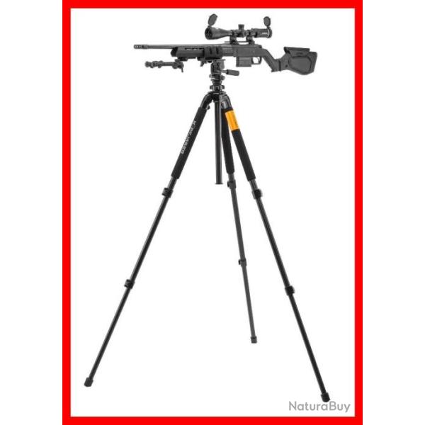 COMBO TREPIED DE TIR KJI K700 ALUMINIUM AVEC MONTAGE REAPER GRIP