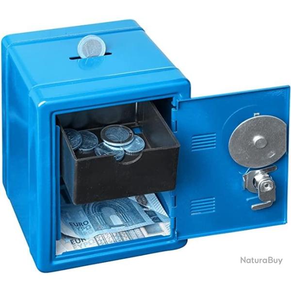 Coffre fort 120 x 105 x 160 mm - Bleu