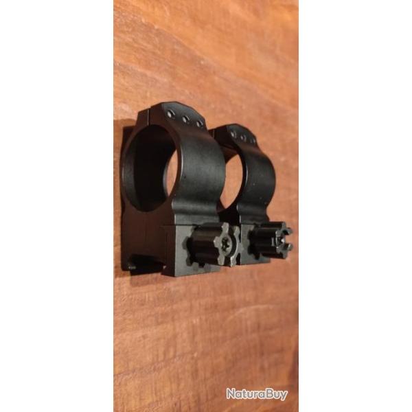 Colliers Warne tactical acier - 30mm - Haut