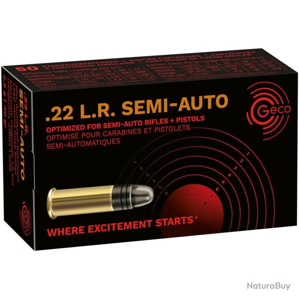 .22 lr. semi-Auto t�te ronde (Calibre: .22 lr.)