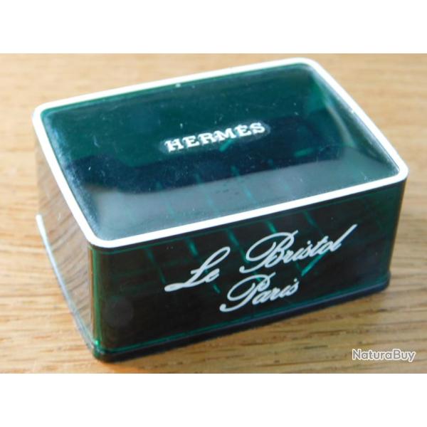 vintage BOITE de SAVON PARFUME hermes LE BRISTOL PARIS eau de cologne 51542 PARIS FRANCE