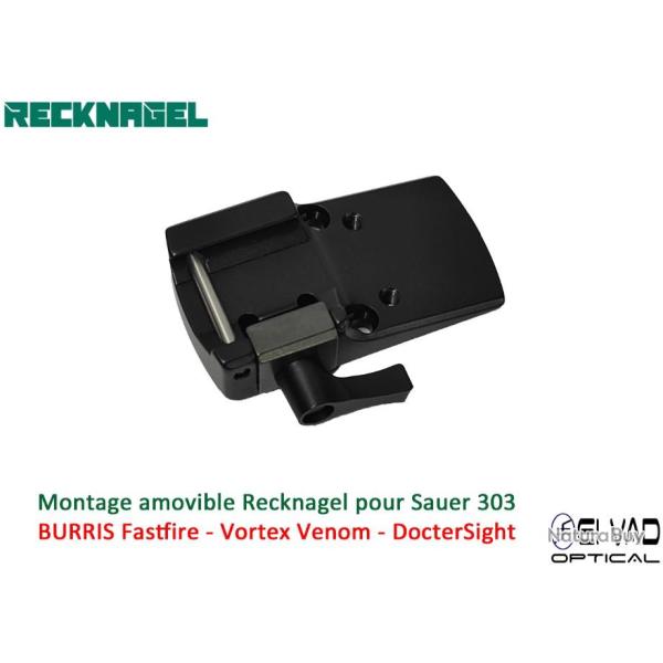 Montage Amovible ERA RECKNAGEL pour Sauer 303 - BURRIS Fastfire, Vortex Venom, DocterSight