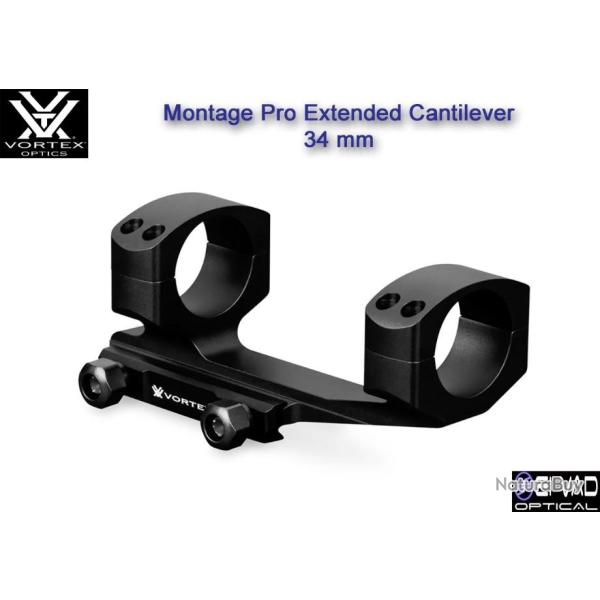 Montage monobloc Tactique VORTEX Pro Extended Cantilever - 34 mm