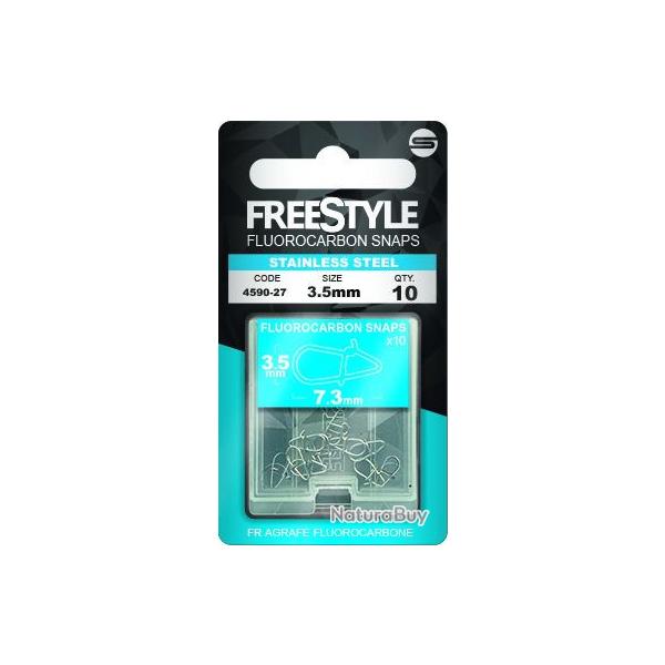 FreeStyle Stainless Fluoro Snaps 4 mm