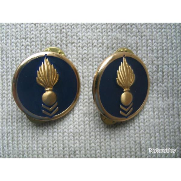 insignes de cols du Corps Technique Administratif