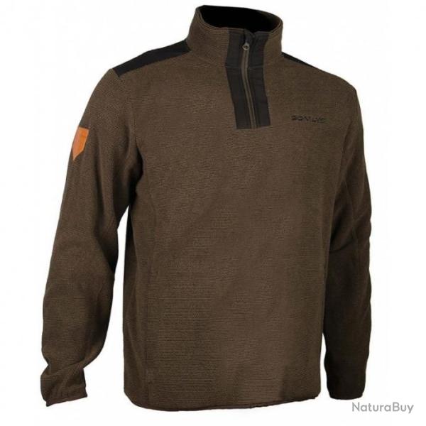 Pull col montant zipp�