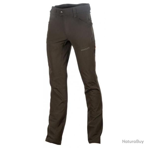 Pantalon stretch vert