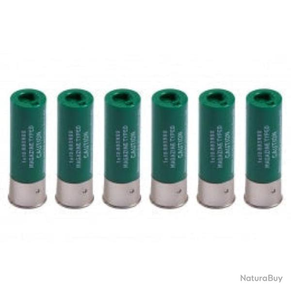 Cartouches Fusil � Pompe 15BBS S&T 6PCS - OD / Par 3