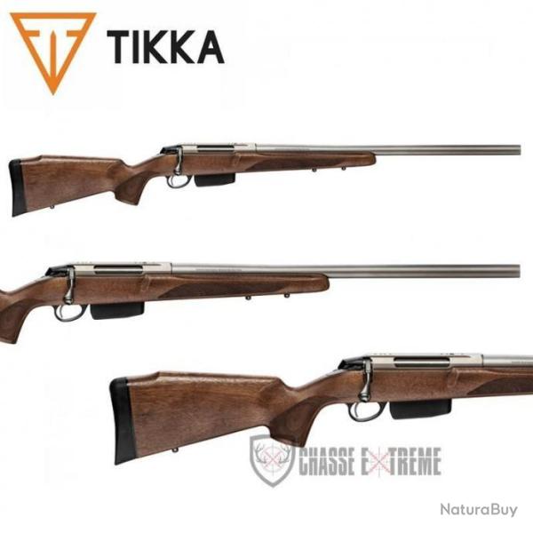 Carabine TIKKA T3X VARMINT BOIS INOX 222REM NS 6RD 23.7" 60CM FILETE