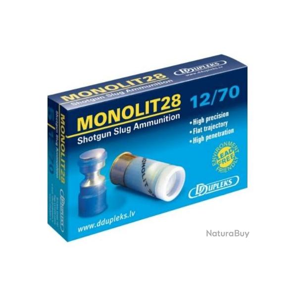 Cartouches  balle DDUPLEKS cal.12/70 monolit 28 par 5