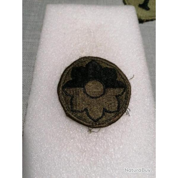 Patch arm�e us 9th INFANTRY DIVISION GREEN ORIGINAL