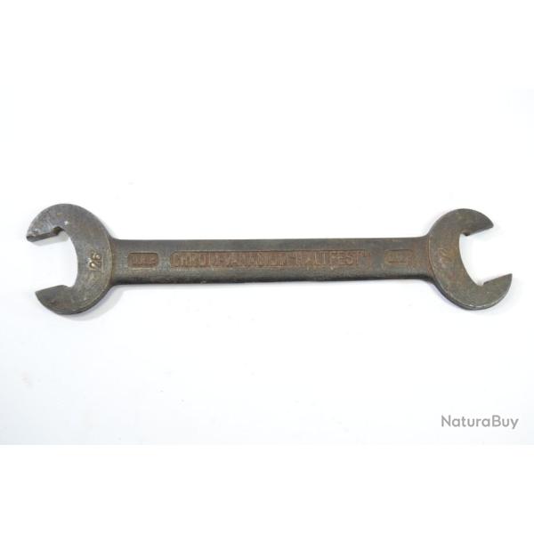 Cl� plate Allemande vintage Chrom Vanadium Halfest DRP 24/26 BMW Volkswagen Mercedes