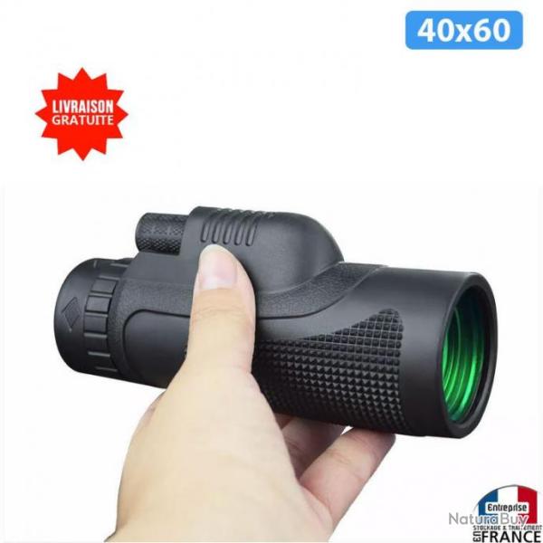 Petite paire de jumelles monoculaire de poche compact l�g�re r�glable 40x60
