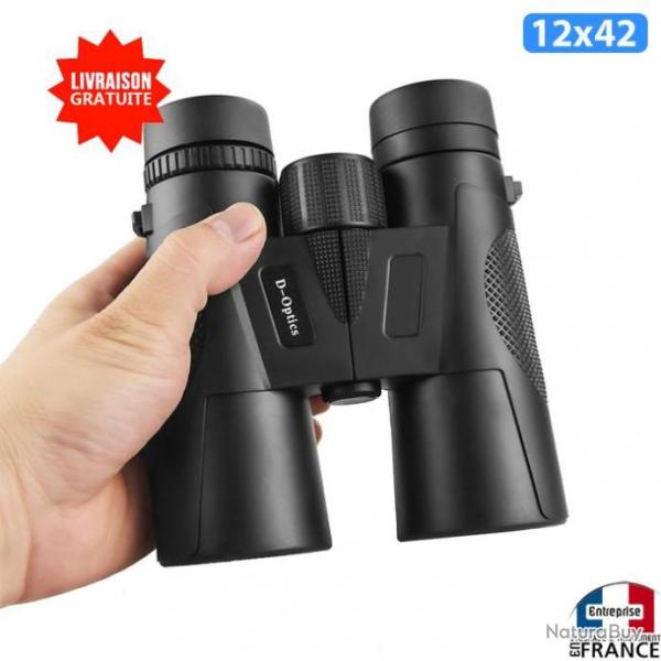 Petite paire de jumelles de poche compact puissante r�glable 12x42 - pas cher -