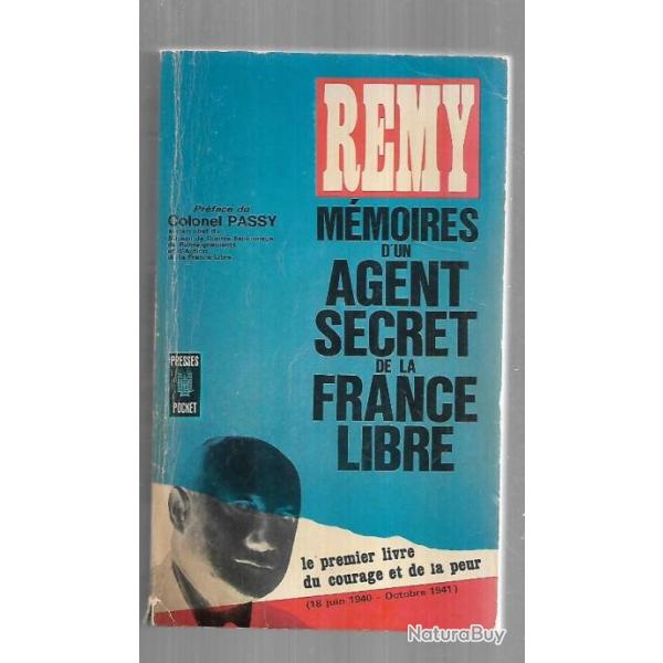 m�moires d'un agent secret de la france libre de r�my,18 juin 1940- octobre 1941