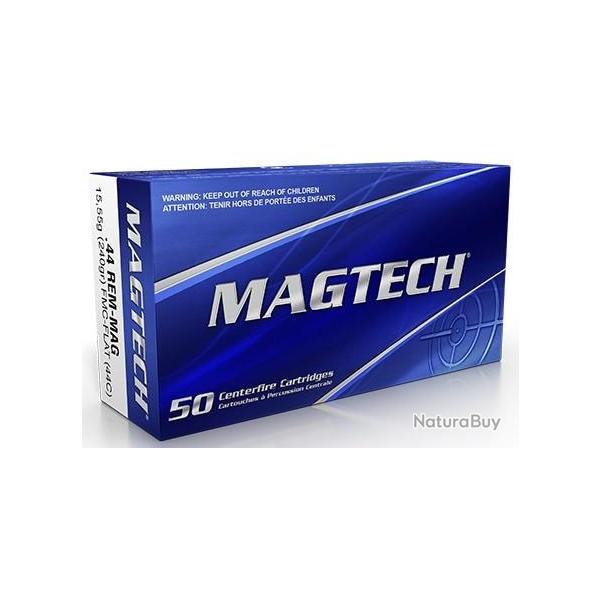 50 Munitions MAGTECH cal 44 Rem Mag 240gr FMJ Flat