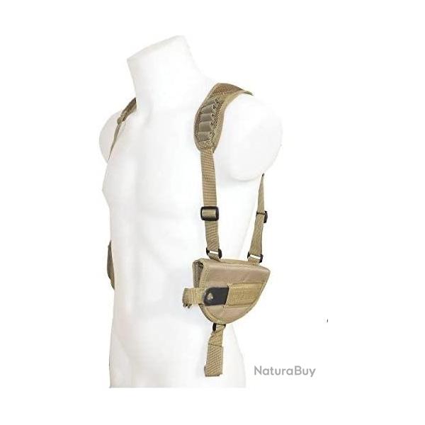 DMoniac Holster d'�paule Tan Universel compatible Revolver