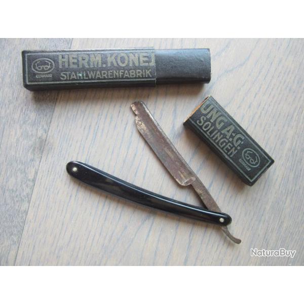 ACCESSOIRE DAGUE SA ( LOURDE - H . KONEJUNG ) RASOIR "COUPE CHOUX"