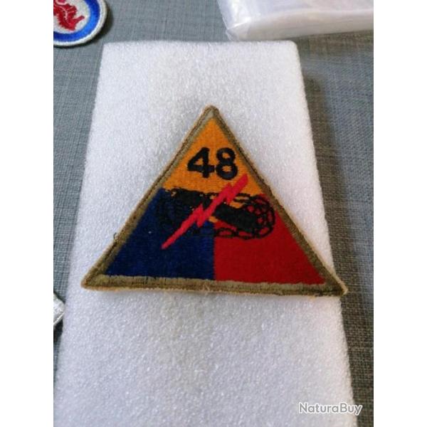 Patch arme US 48TH ARMORED DIVISION original