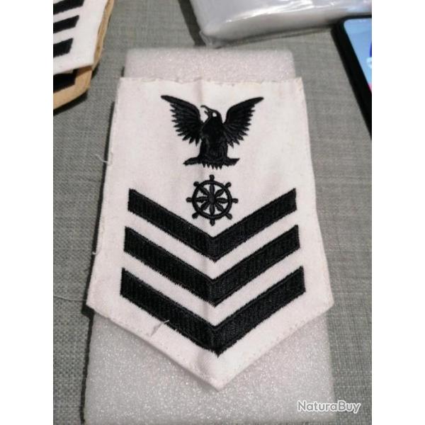 Patch arm�e us NAVY PETTY OFFICER 1ST CL +QUATERMASTER original