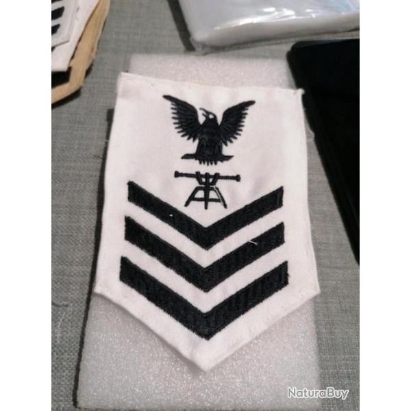 Patch arm�e us NAVY PETTY OFFICER 1ST CL +FIRE CONTROLMAN original
