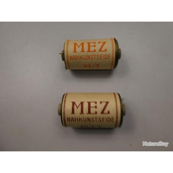 2 bobines de fil a coudre origine Allemande, p�riode 39/45