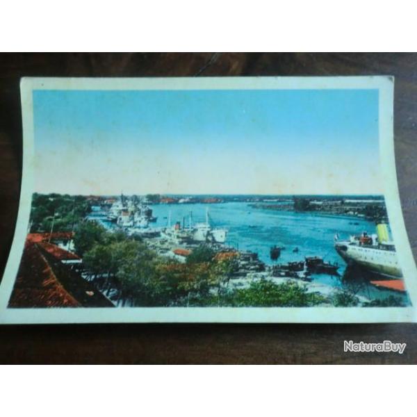 cp   sud viet nam saigon un coin du port