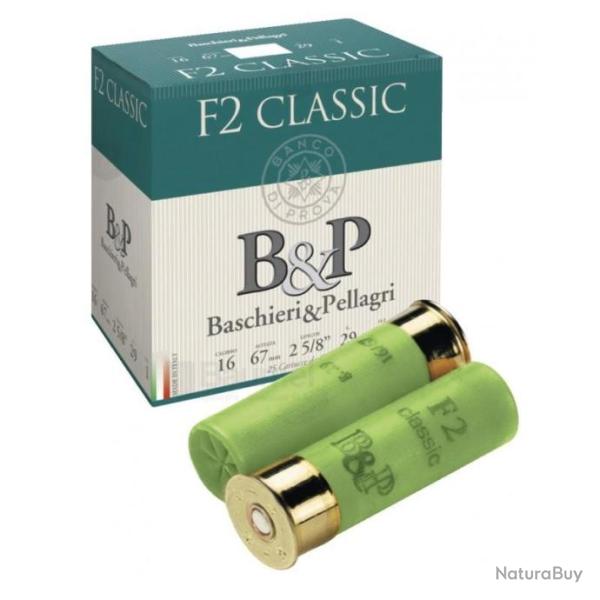 Cartouches B&P F2 Classic 29g BJ - Cal. 16 x10 boites