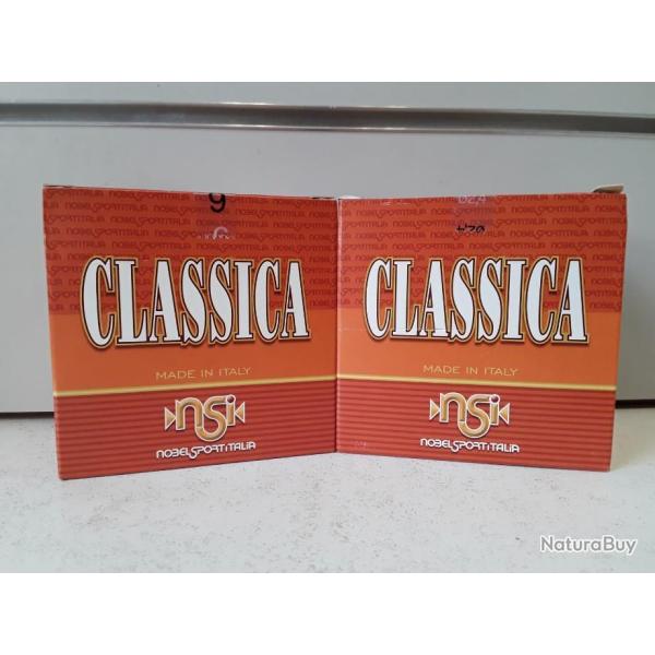 LOT DE 50 CARTOUCHES  NSI CLASSICA CAL12 32G BOURRE JUPE
