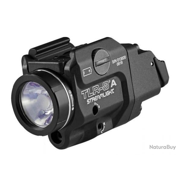 Lampe tactique Streamlight TLR-8A - Avec Switch bas - Laser rouge