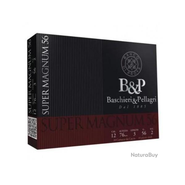 Munitions B&P Super Magnum 56 - Cal. 12 x10 boites