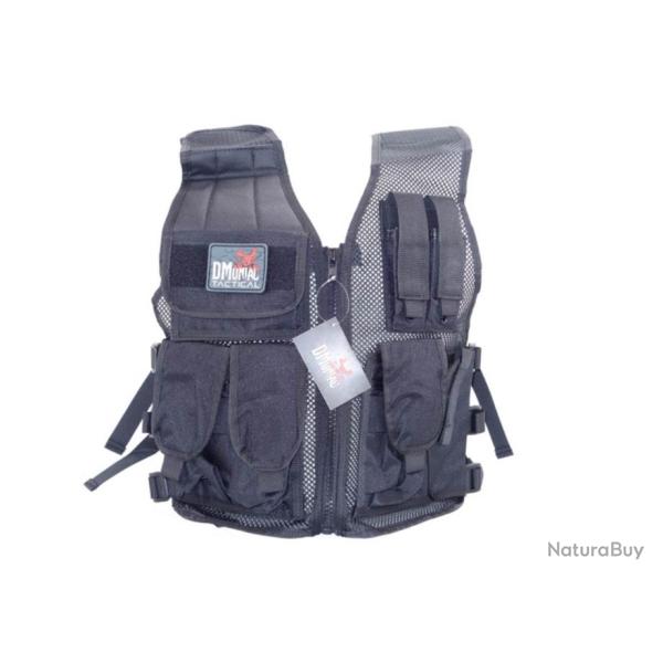DMoniac Veste tactique Recon Noir