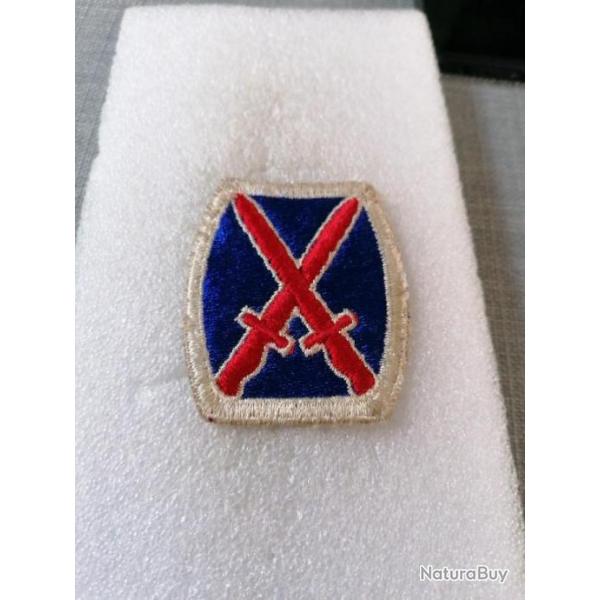 Patch arme us 10th INFANTRY DIVISION  ww2 original