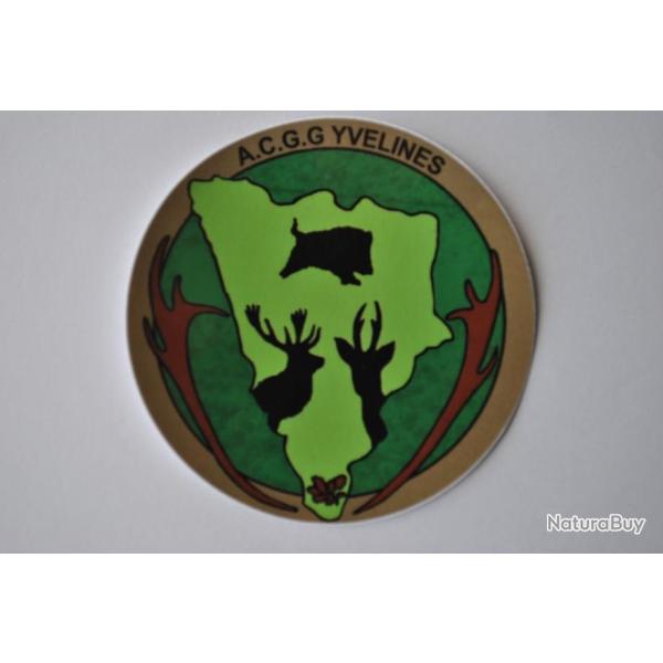 autocollant chasse grand gibier 78