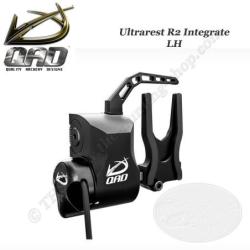 QAD Ultrarest R2 Integrate Repose-fl&egrave;ches &agrave; effacement pour la chasse et le tir 3D Gaucher