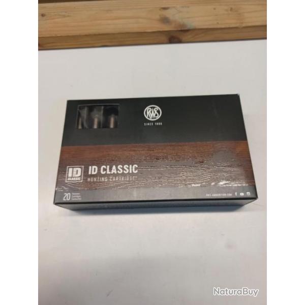 NEUF !!! BOITE DE BALLE RWS ID CLASSIC EN 7X64