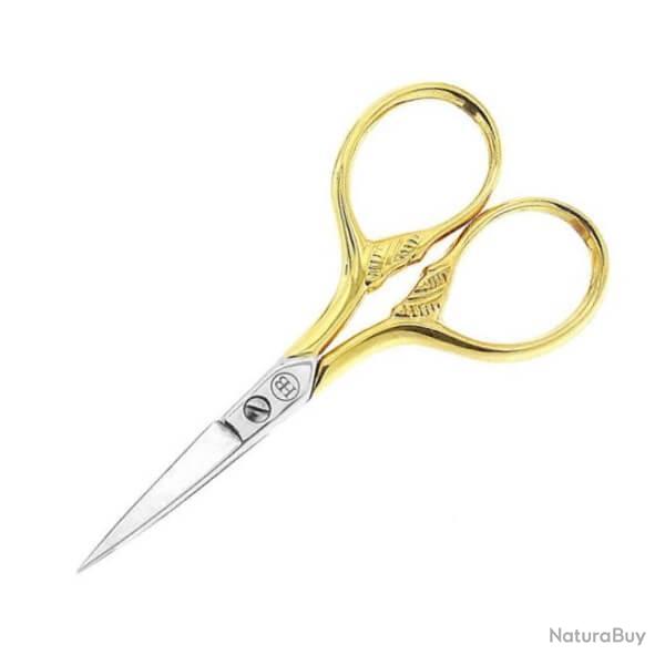 Ciseaux � broder fleurs dor�s HB