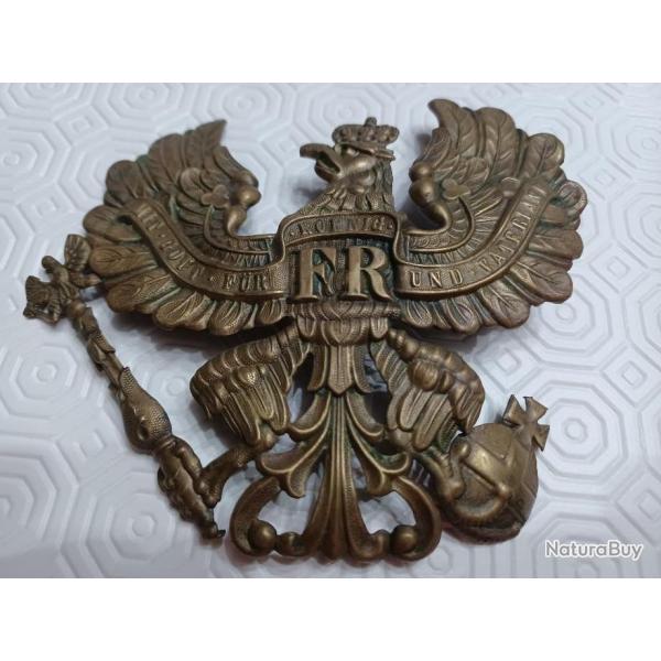 Plaque de casque � pointe Prusse