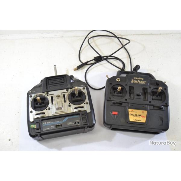 Controller modlisme RC avion VG400 SANWA et GreatPlanes REAL FLIGHT R/C Simulator occasion