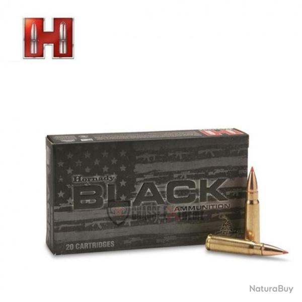 20 Munitions HORNADY Black 7.62x39 123 Gr Sst