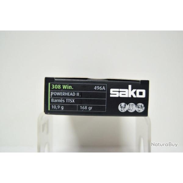 Sako 308 Win. 496A x1 boite