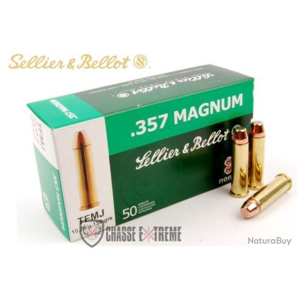 50 Munitions S&B Nontox cal 357 Mag 158gr TFMJ