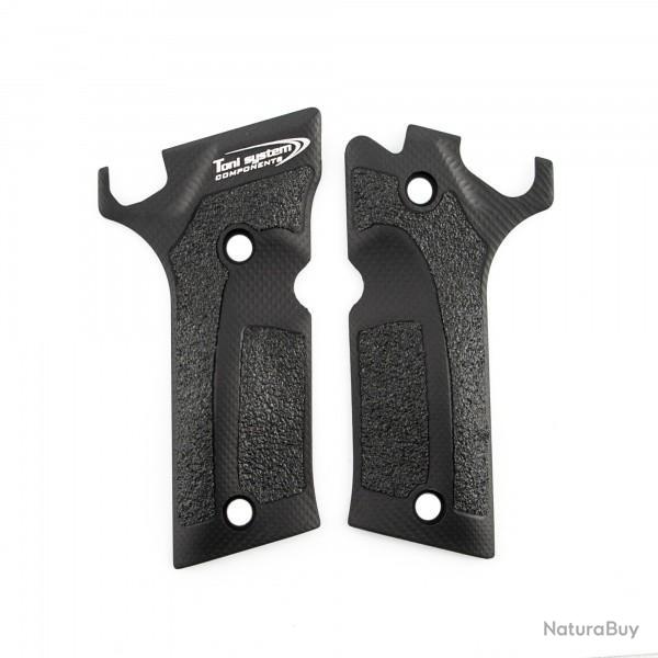 Poignes surdimensionnes 3D pour Beretta 92X - TONI SYSTEM - Noir