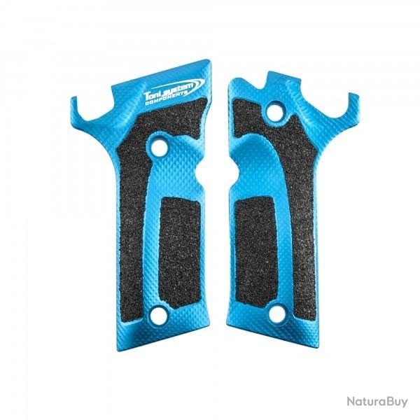 Poign�es surdimensionn�es 3D pour Beretta 92X - TONI SYSTEM - Bleue