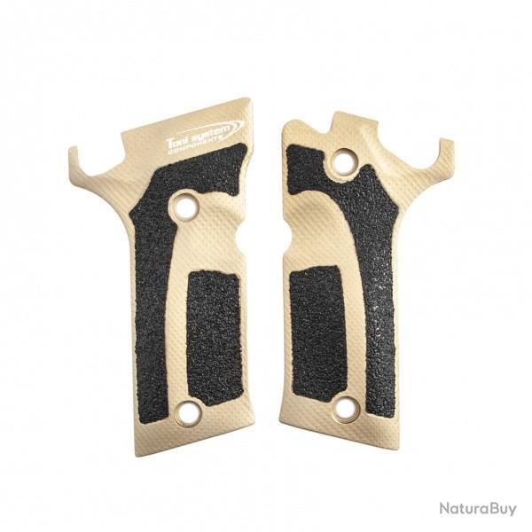 Poignes surdimensionnes 3D pour Beretta 92X - TONI SYSTEM - Sable