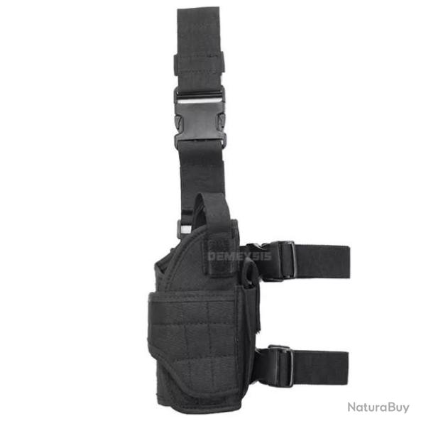 Etui de pistolet a jambes noir