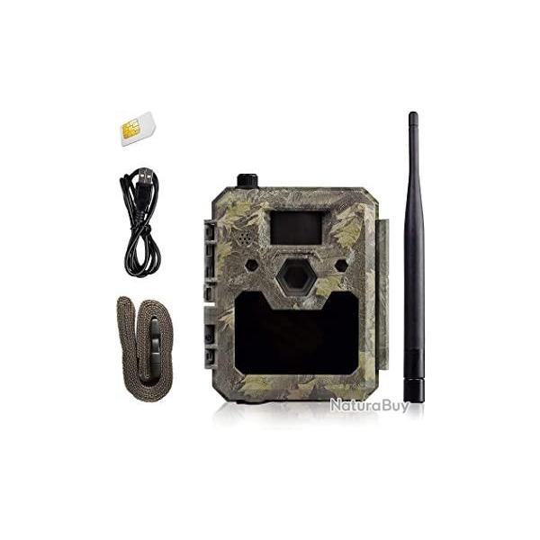 Cam�ra de Chasse 4G Cam�ra 4G Cam�ra Animaux Vision Nocturne D�tecteur de Mouvement