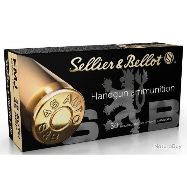 50 Munitions S&B cal 45 Auto 230gr FMJ
