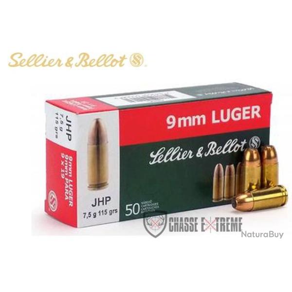 50 Munitions S&B cal 9X19 115gr JHP